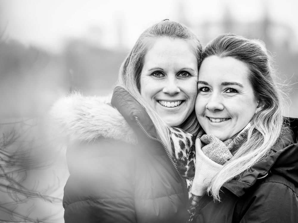 Fotos mit der besten Freundin