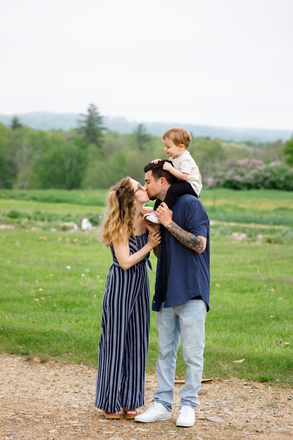 Family Session at Canterbury Shaker Village Heather Bronson