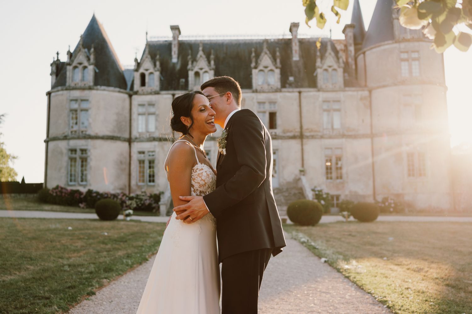 un magnifique mariage en Vendée au château de la Flocelliére