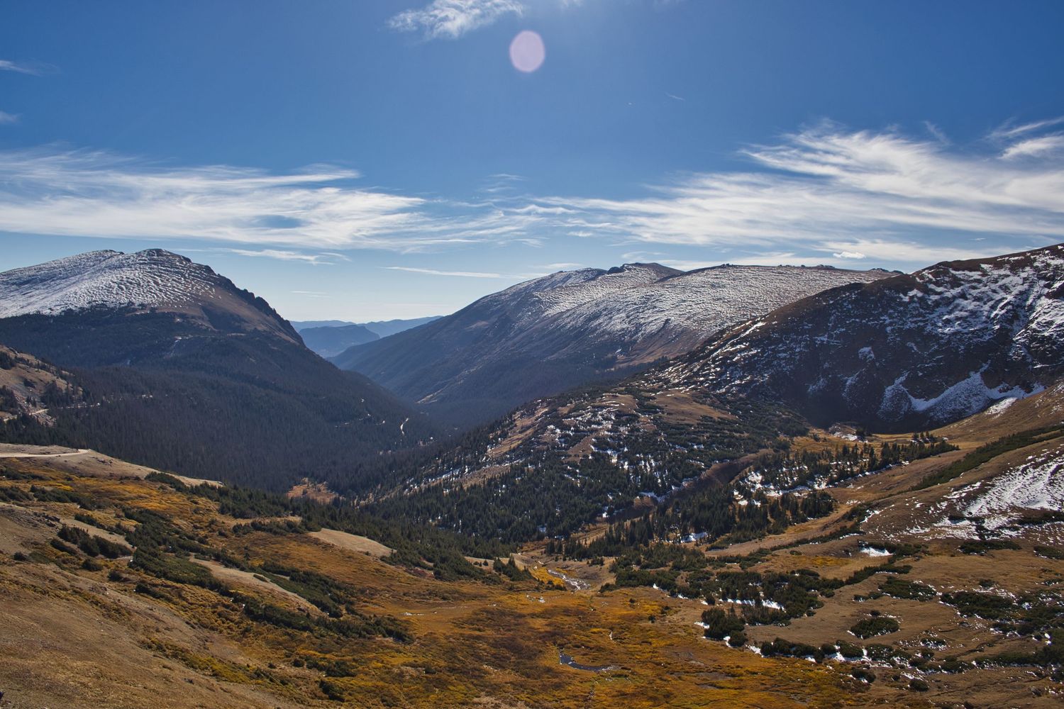 Overlook from Alpine Visitor Center in the Rocky Mountain National Park. Pixcapades | The Rocky Mountain Proposal Photographer