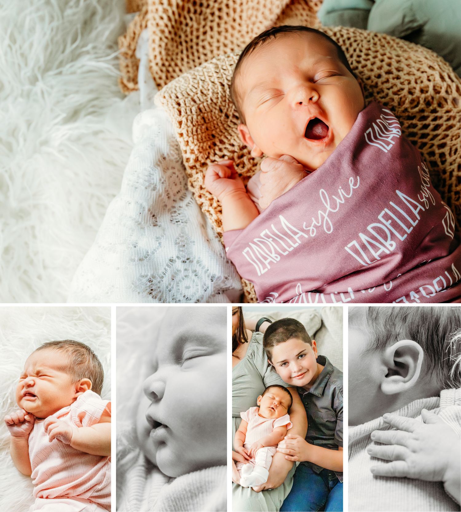 in-home newborn session in Watauga, Texas
