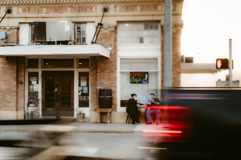 An Early Morning Newspaper Pregnancy Announcement Maternity Session in