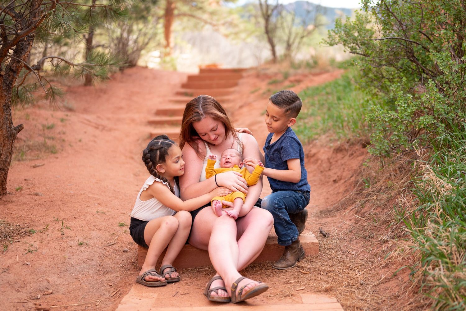 Mother's Day photo session at Red Rock Canyon Open Space in Colorado Springs