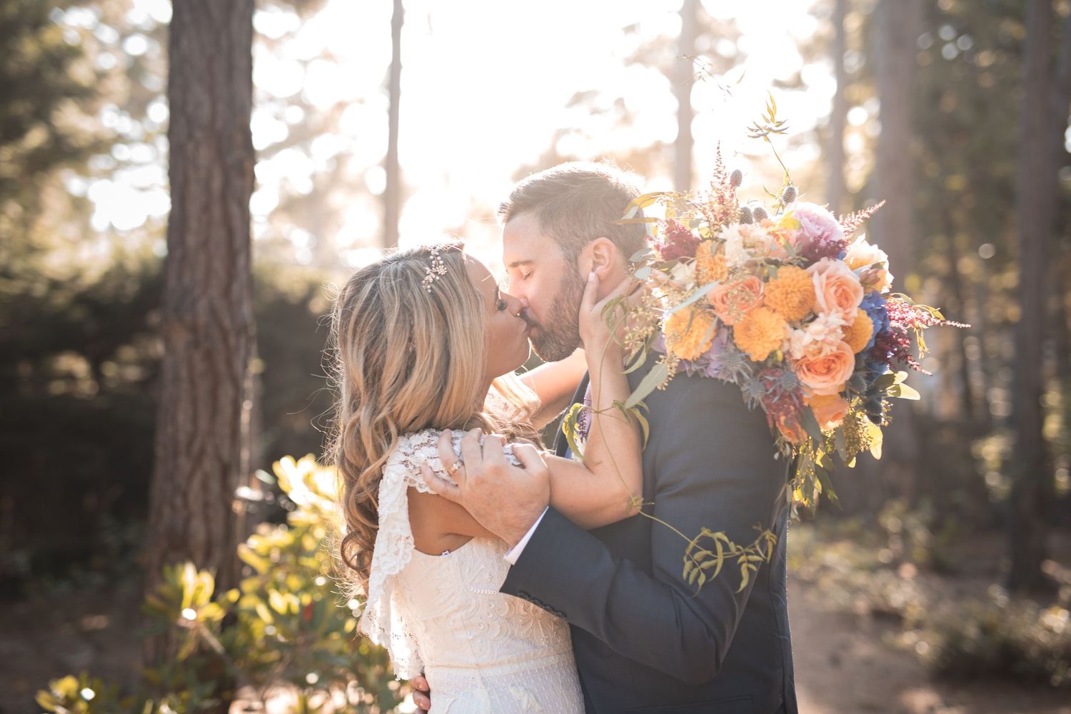Pebble Beach Elopement Wedding JeLau Photography Minimony Microwedding Intimate Ceremony Monterey Carmel Big Sur