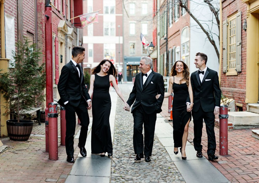 Elfreth’s Alley: Black Tie Family Session - Meghan Werner Photography