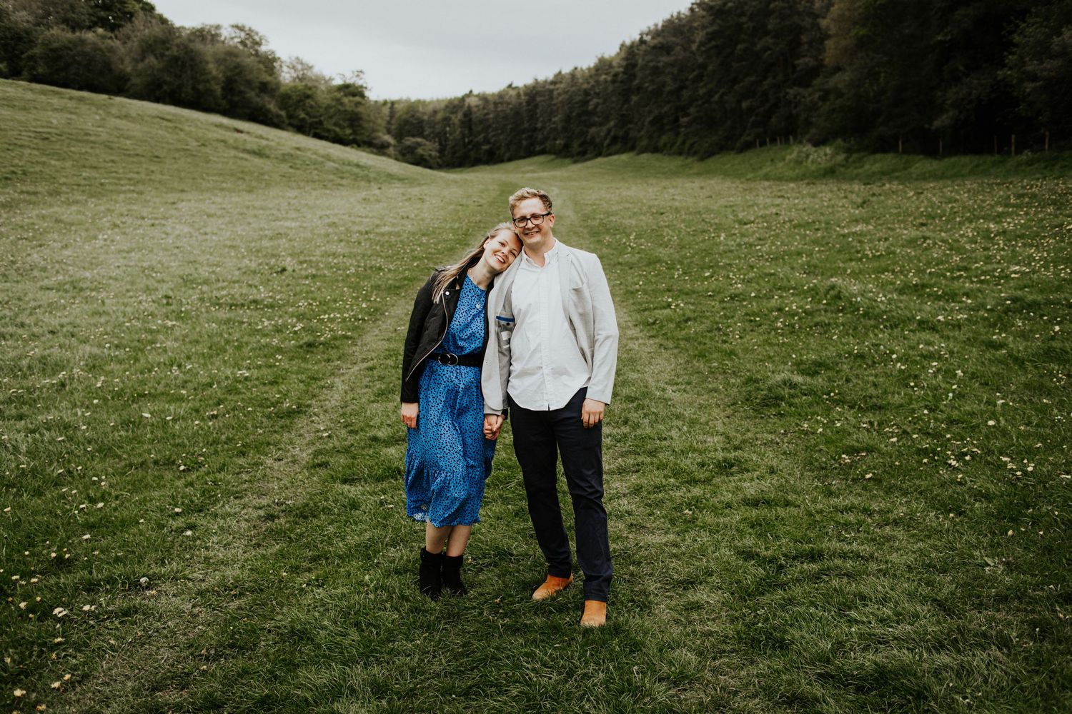 engagement photoshoot in cotswolds