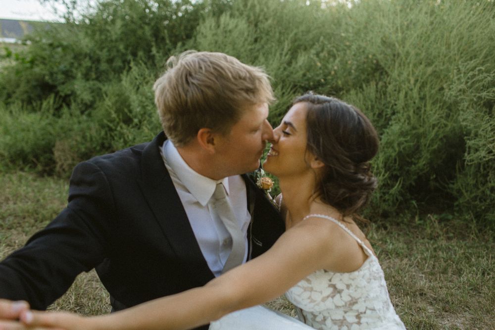 Adam & AmbeR MARRIED Omaha Wedding Photographer, Creek Road Barn, Newman Grove, NE Mae Small