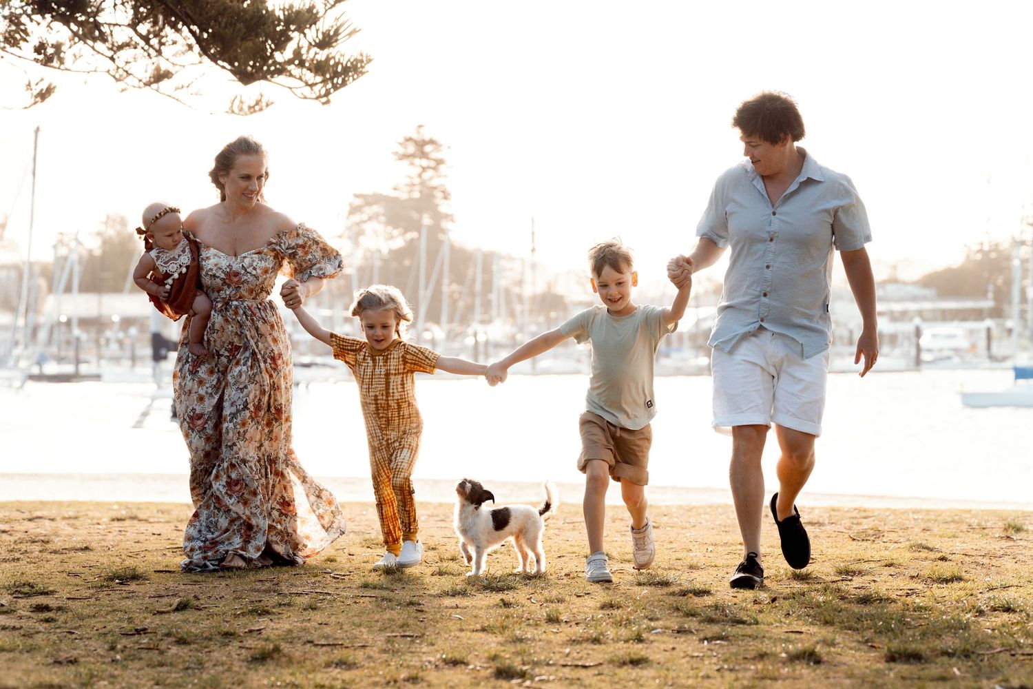 Clontarf Family photoshoot with dog
