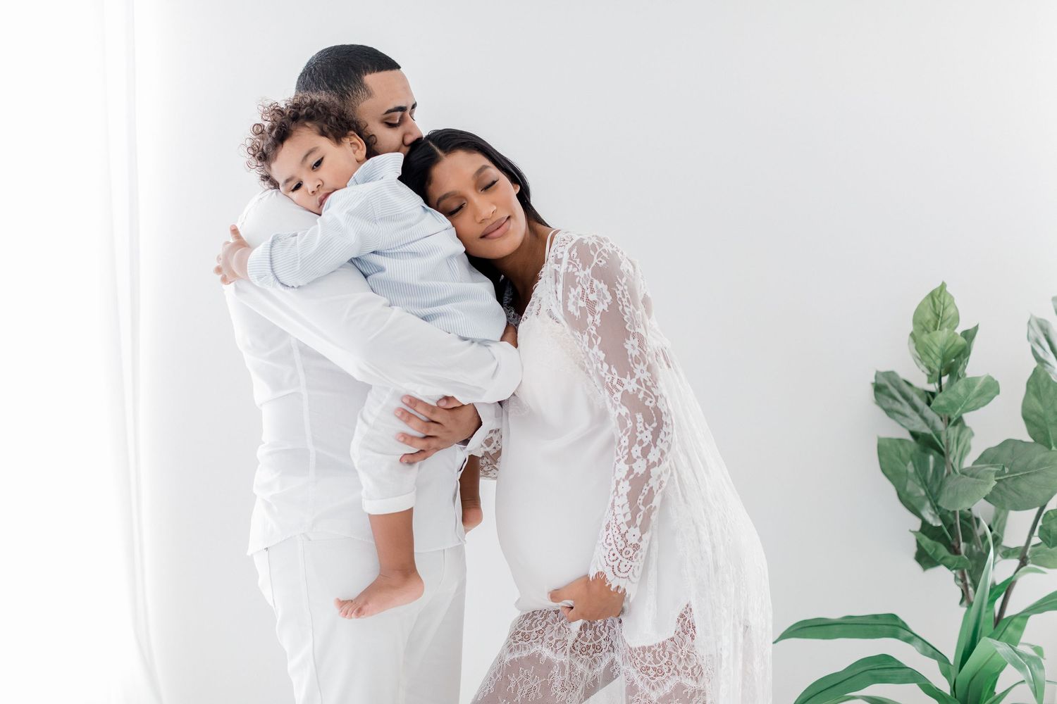 Family maternity photos
