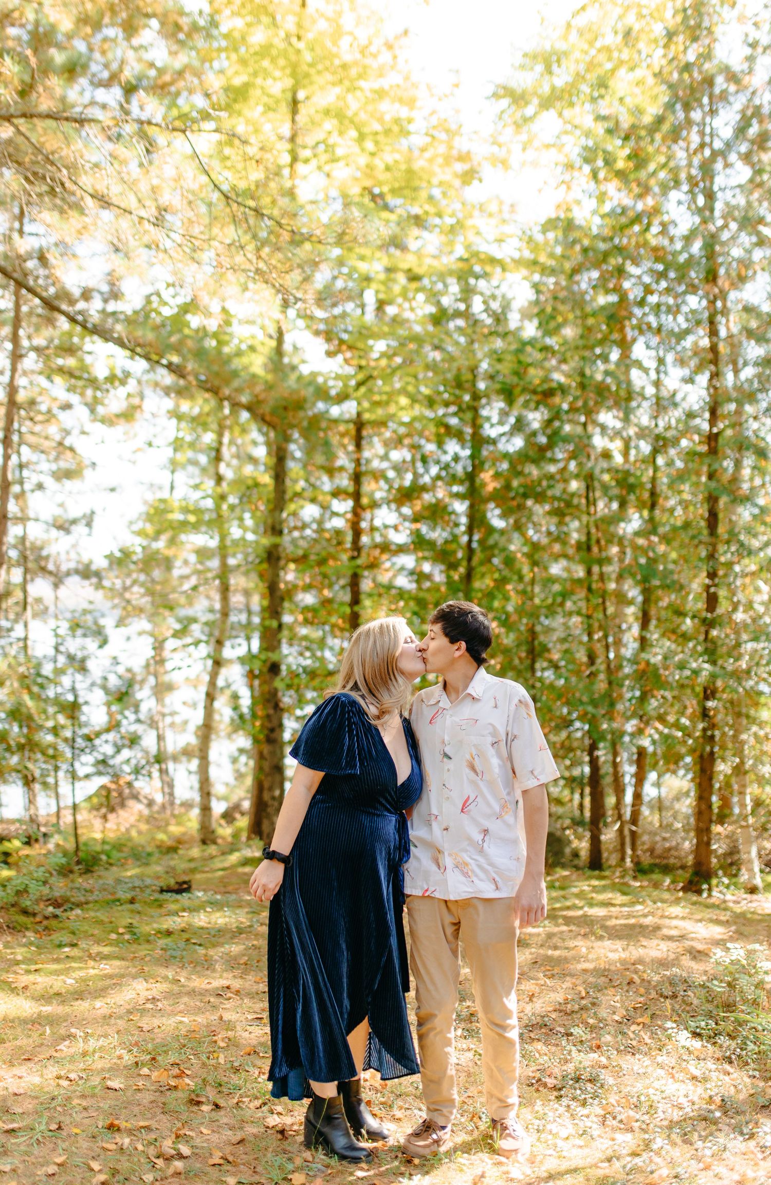 Engagement Photography Saranac Lake New York Adirondack Mountains