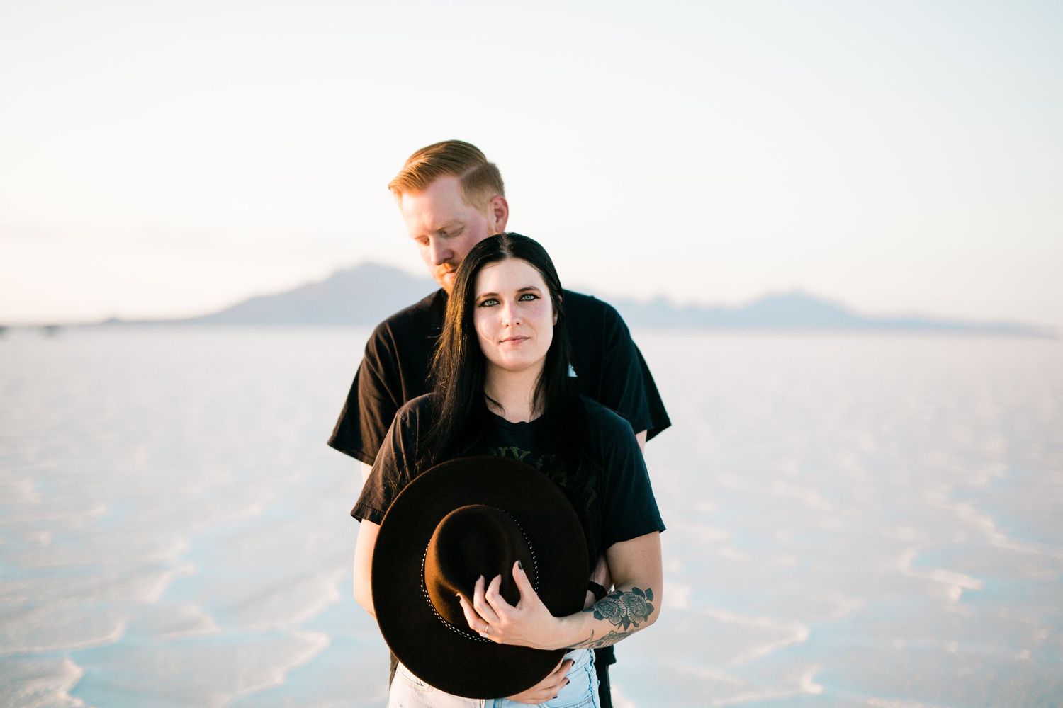 Bonneville Salt Flats UT Engagement Session