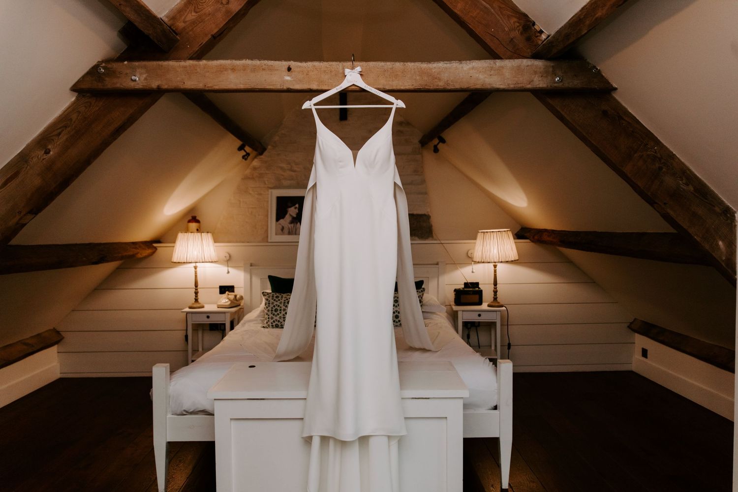 Wedding dress At Middleton Lodge, The Fig House Wedding