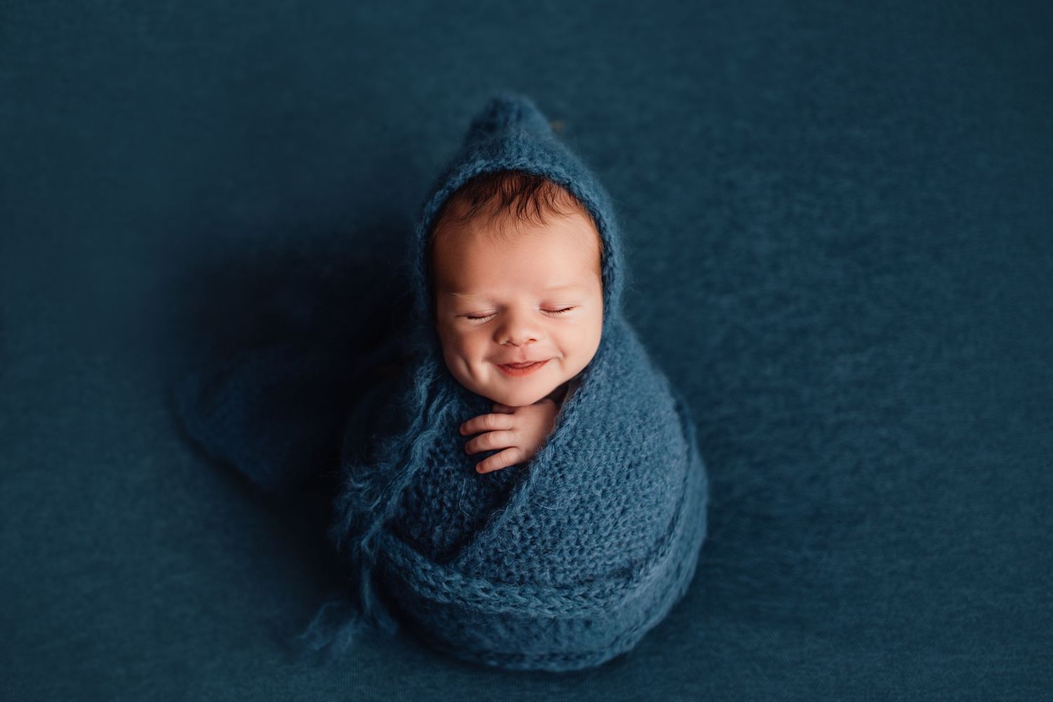 baby wrapped tampa, fl newborn photographer