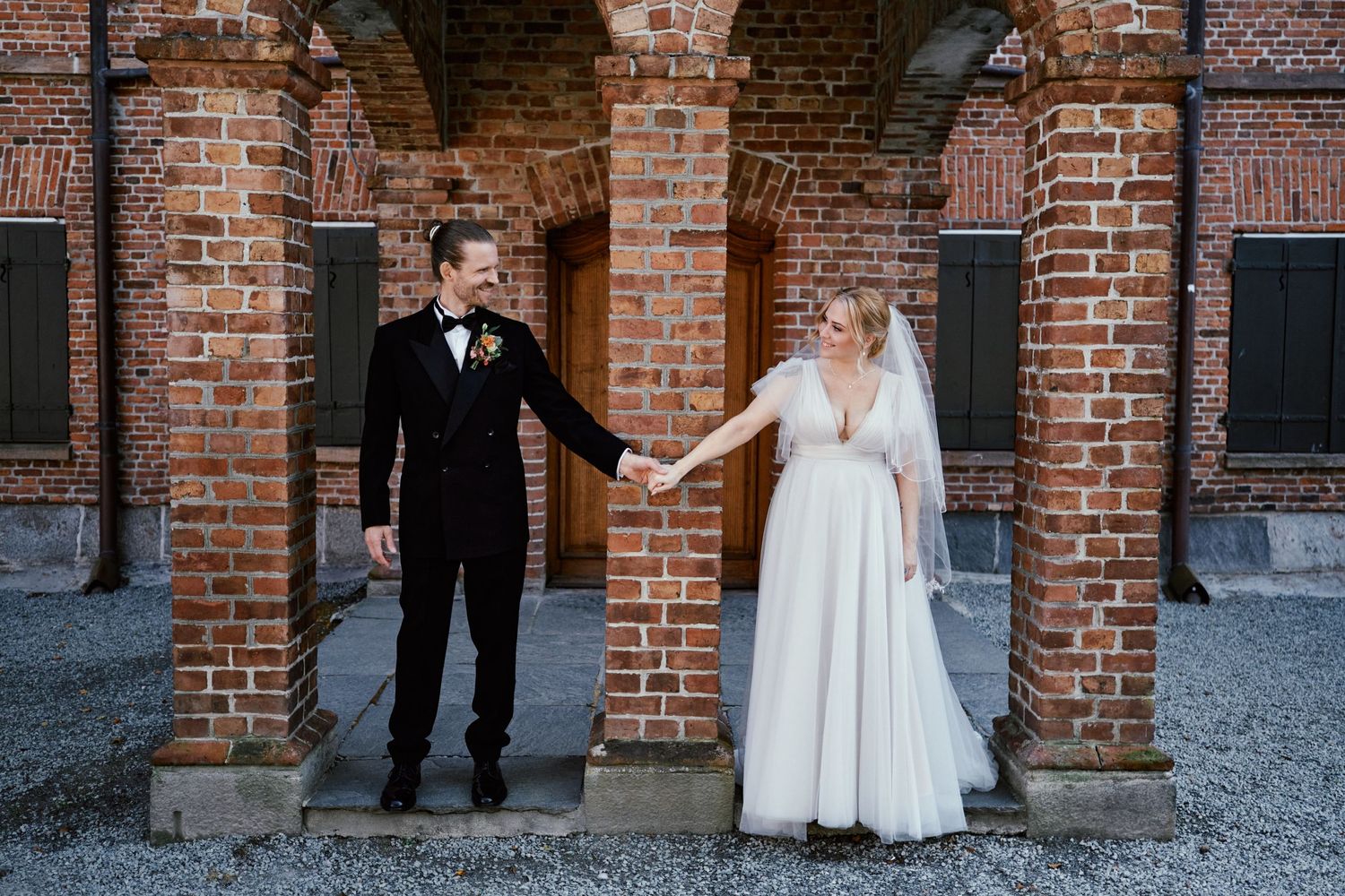 Bryllupsfotografering i drivehuset på Bryne