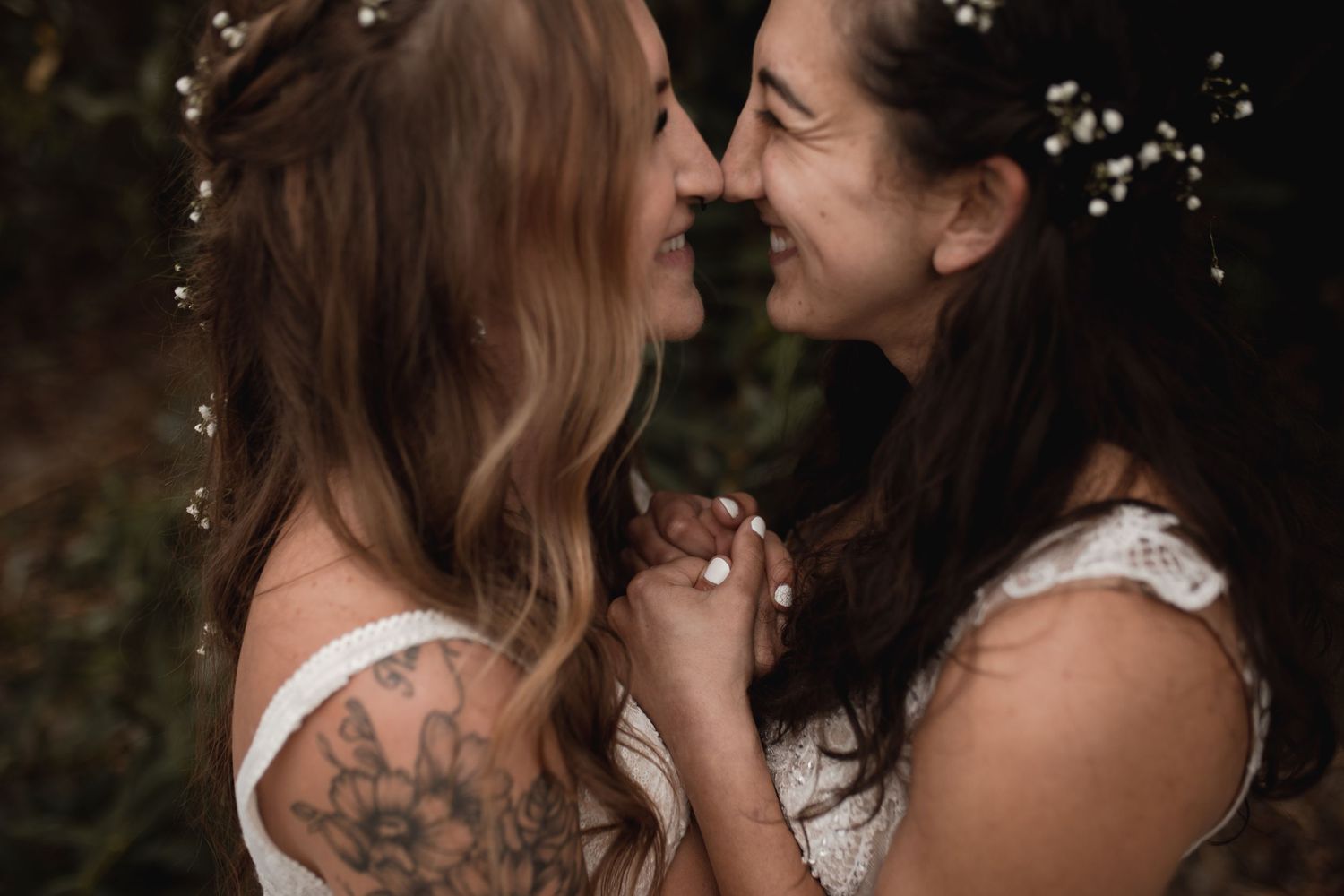 LGBTQ+ Santa Cruz California Destination Microwedding Lesbian Wedding JeLau Photography Intimate Wedding Elopement