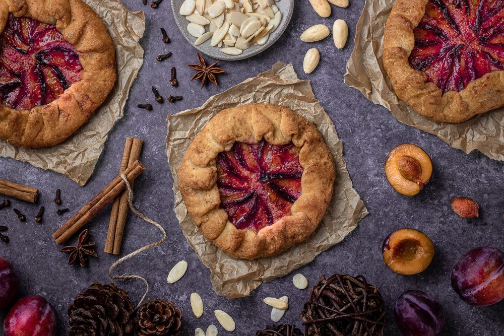 Spicy Plum Galette Recipe - Photo by © Reka Csulak