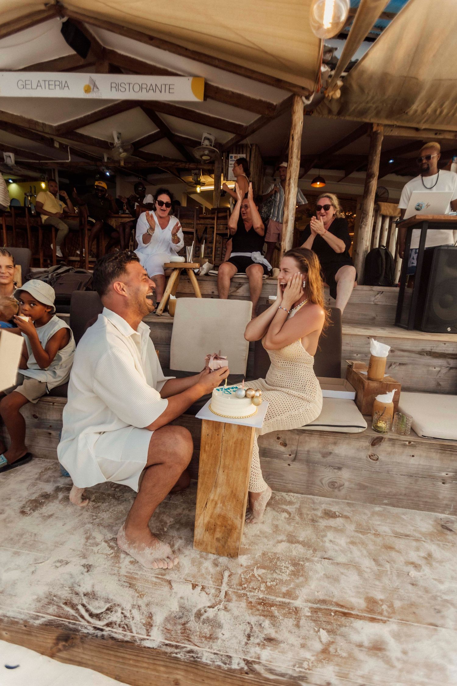 Zanzibar Surprised Proposal At The Beach club