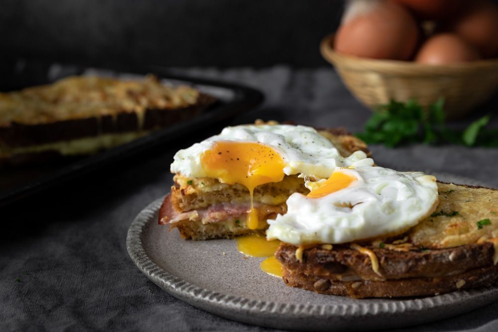 Croque Monsieur And Madame Sandwich Recipe - Photo by © Reka Csulak
