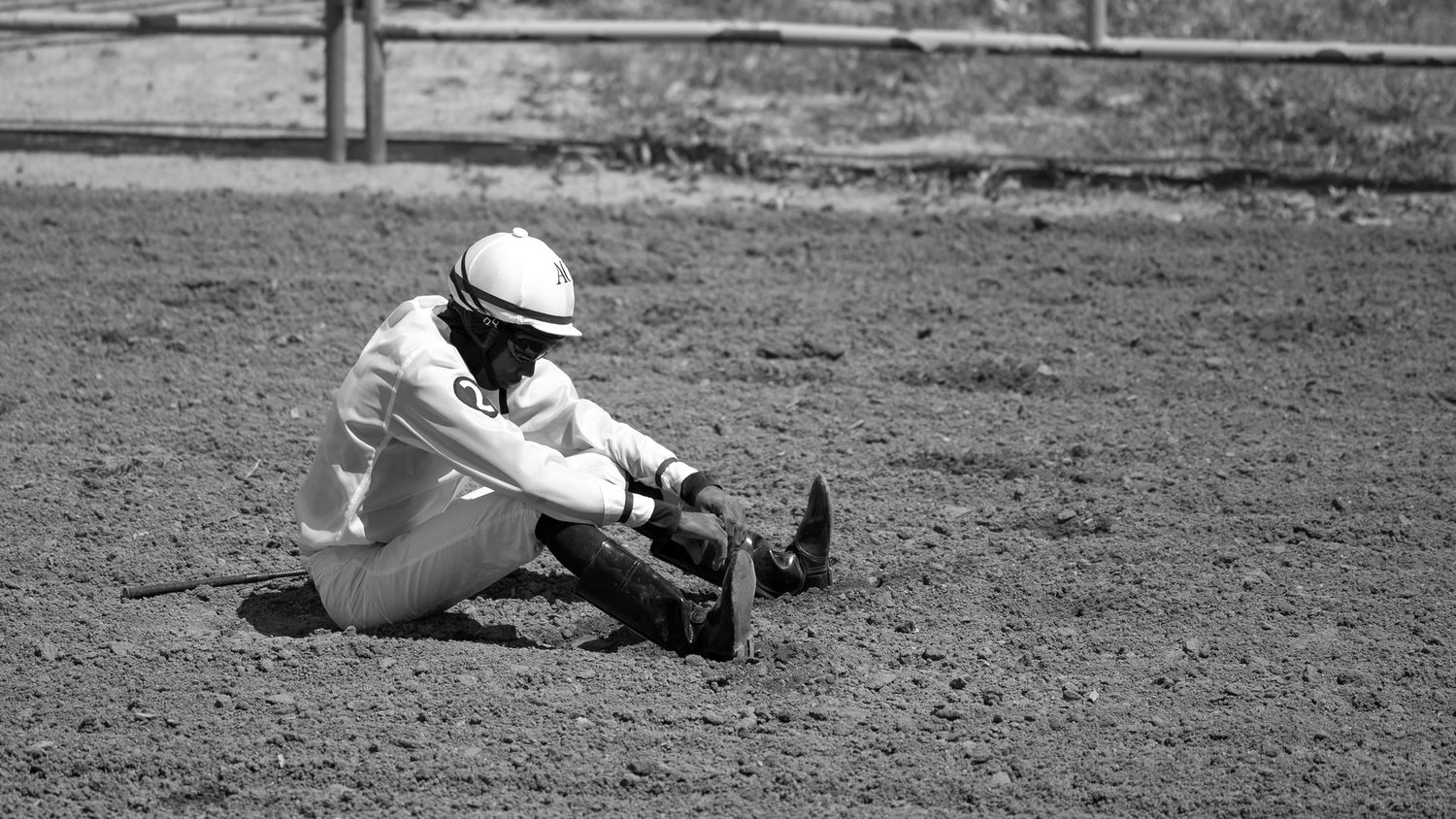 A Jockey Down at the Millarville Races 2023