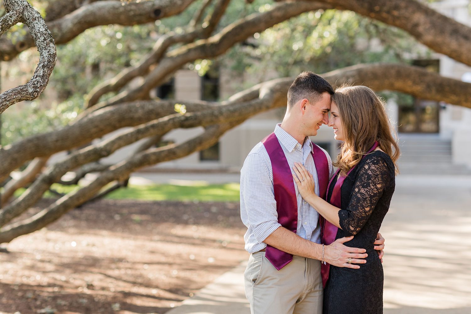 Texas A&M University College Station Senior Couple Photography Session