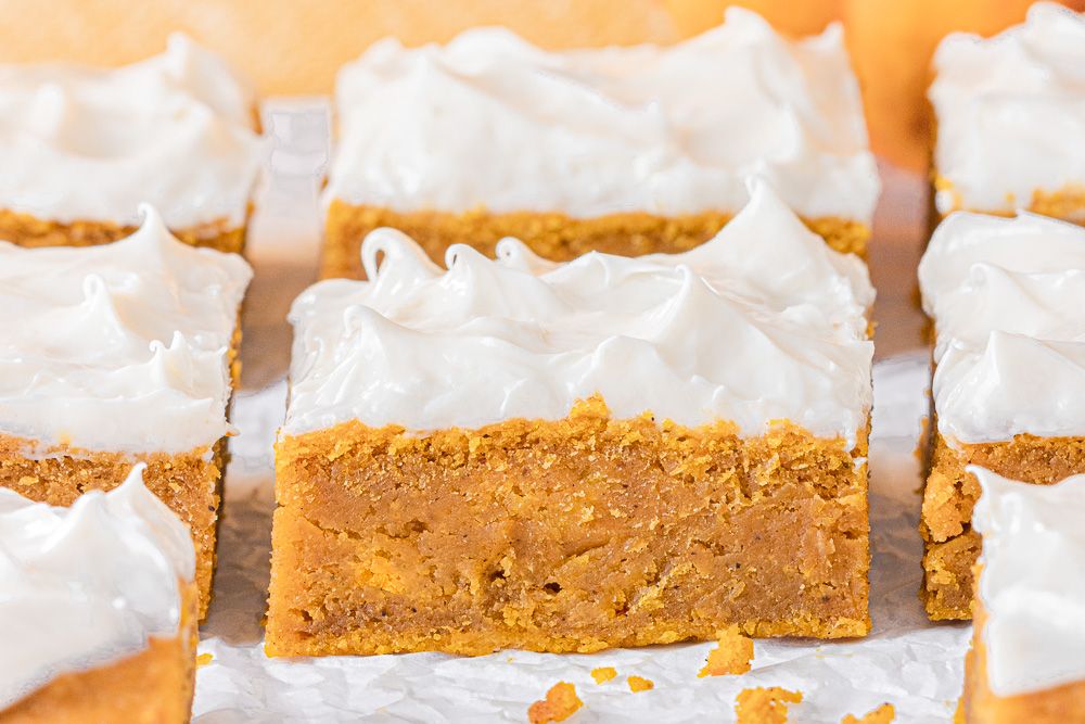 Pumpkin Spice Blondie Recipe - Photo by © Reka Csulak