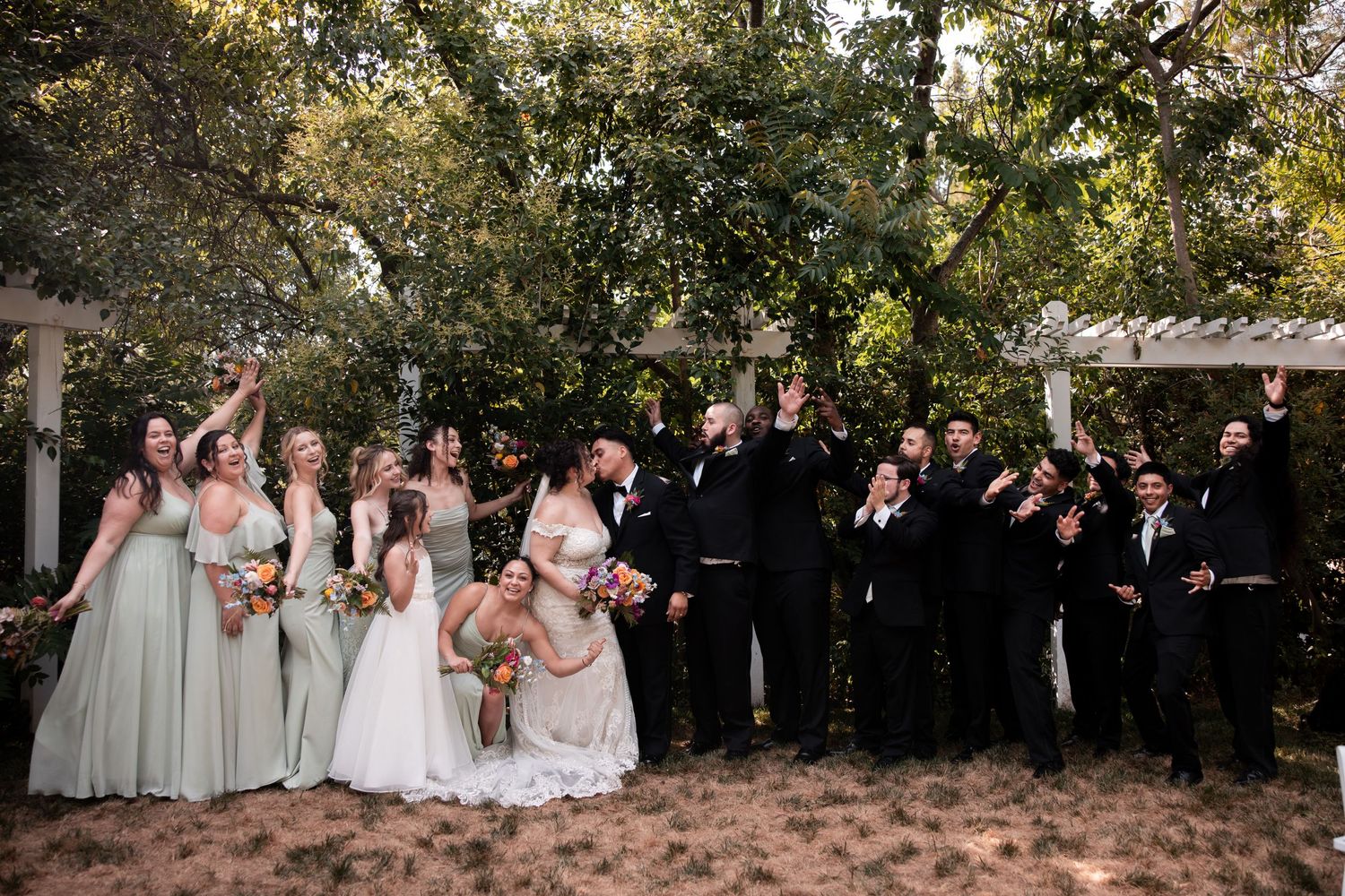 JeLau Photography Johnson Mendez Wedding Gardens Sutter Creek California with Cedar and Stone Events