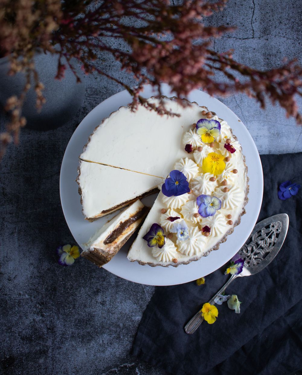 Chai Cheese Tart - Cocoa & Chili