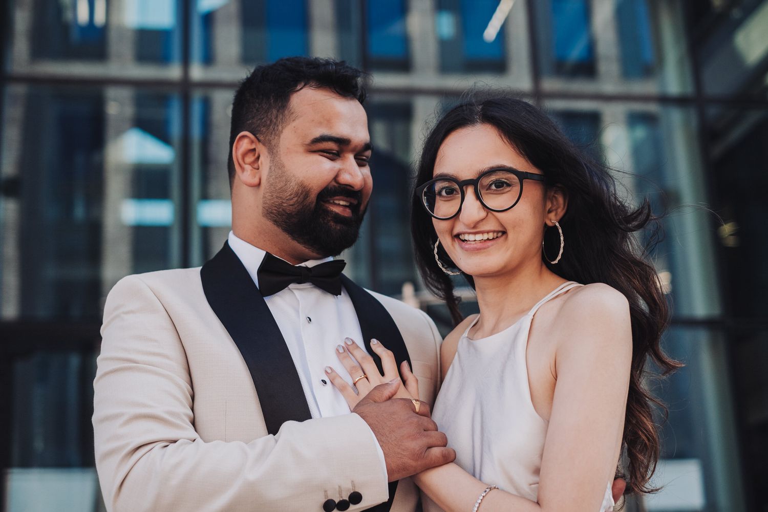 Sunderland City Hall and Roker Beach micro wedding photography