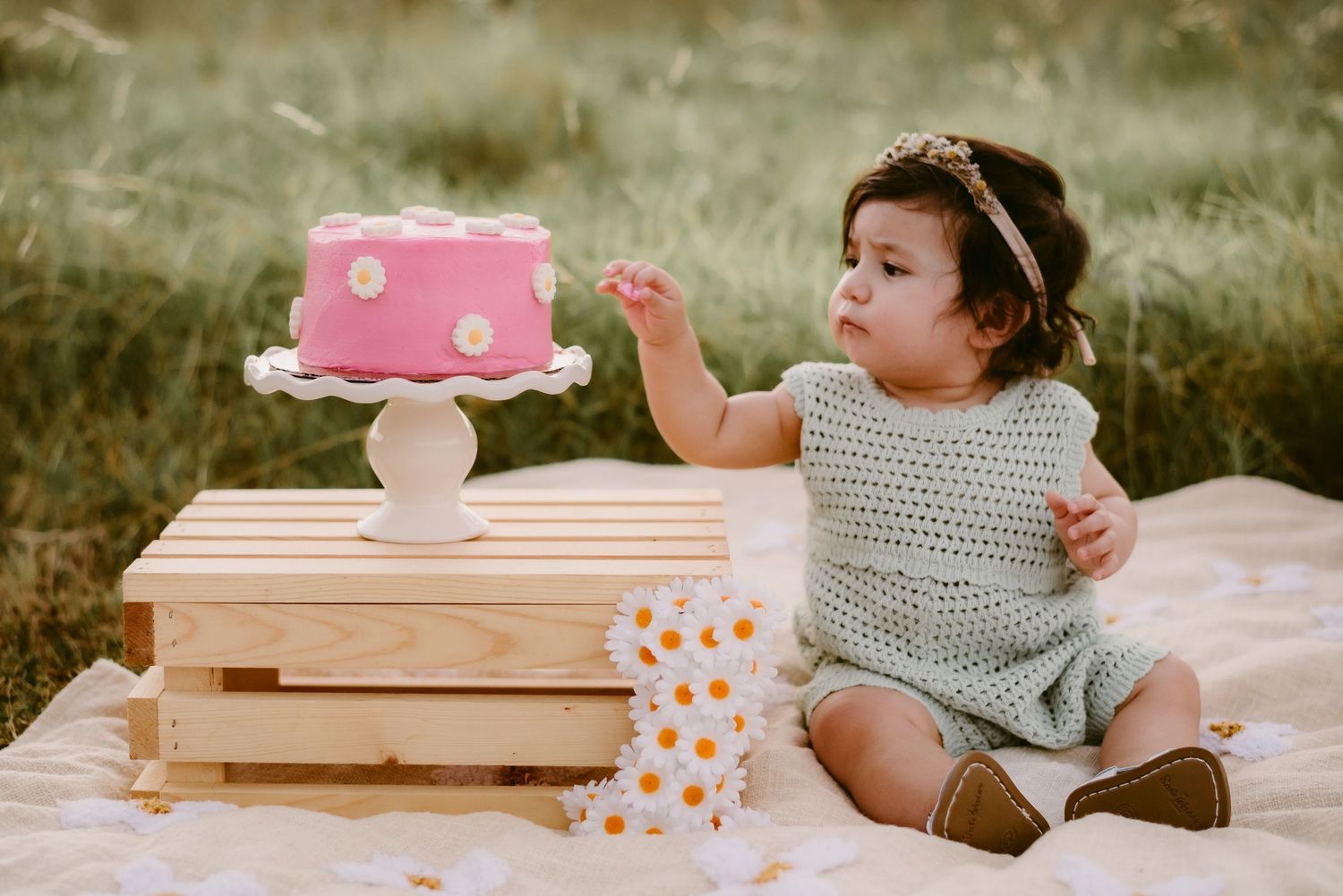 Katy Montoya Photography - Kenedy, Texas Photographer - San Antonio, Texas Cake Smash Photographer