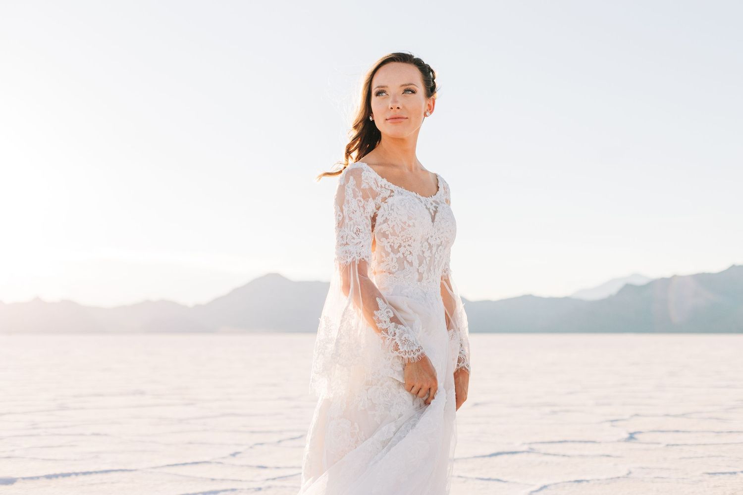 BONNEVILLE SALT FLATS IN UTAH