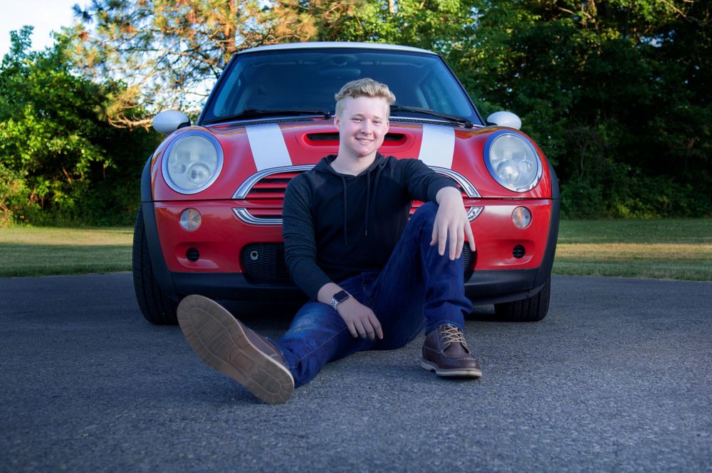 Senior Stories #2 - The Mini Cooper - Jeromy Tompkins Photography