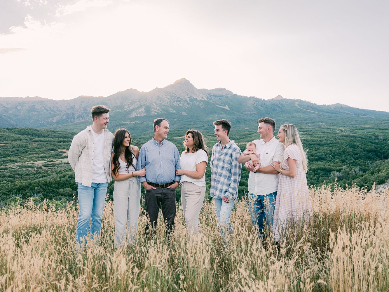 Michelle Deppe Photography with a family in Mountain Green Utah.