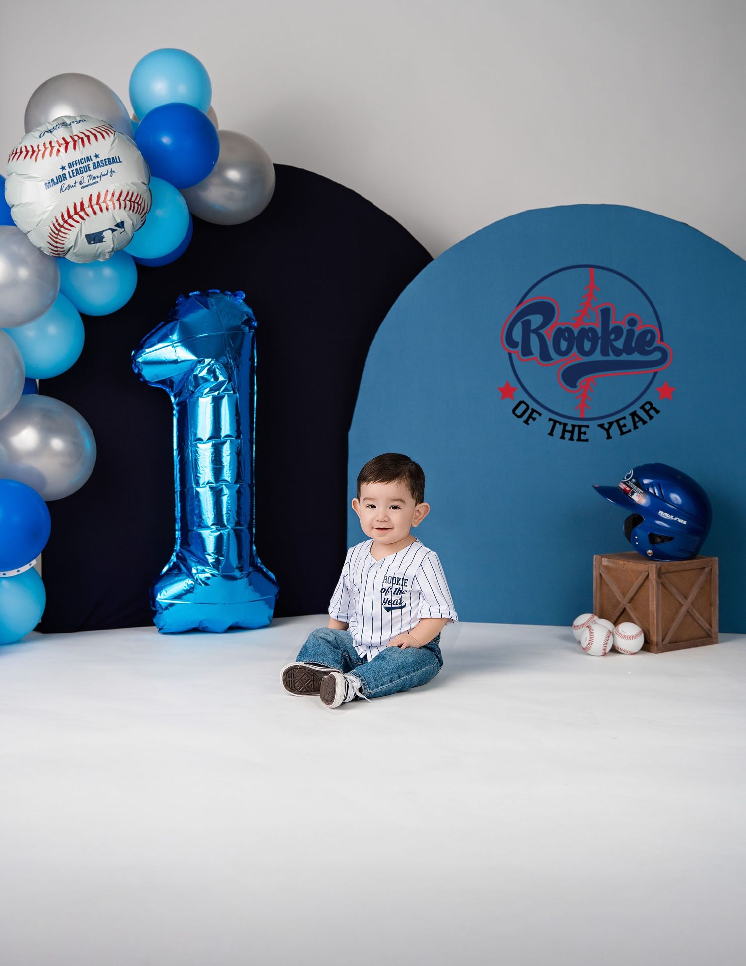 midland tx photographer photographers midland tx rookie of the year milestone baseball milestone One year old birthday session Midland Tx