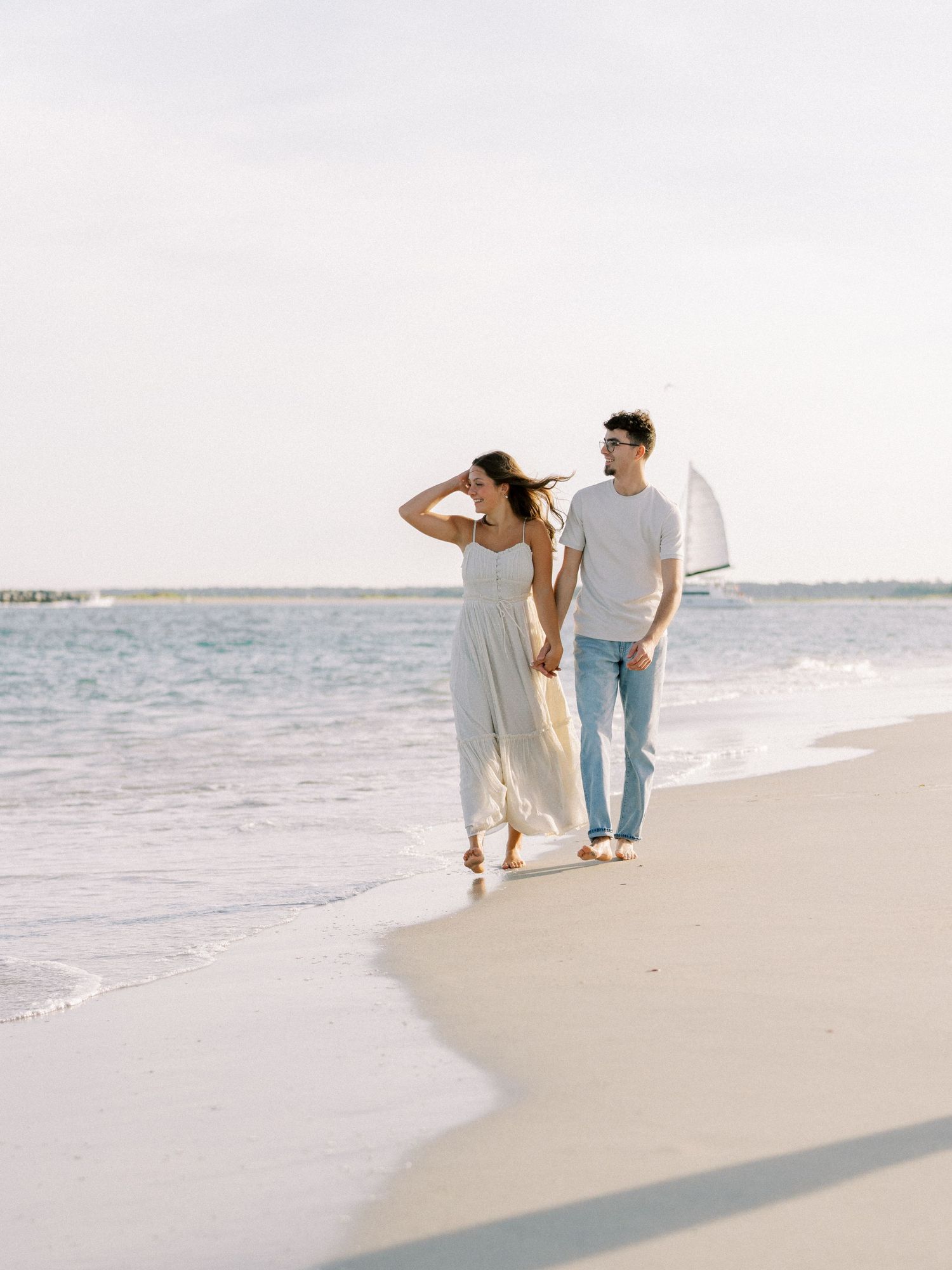 hawaiian beach wedding dresses hawaii White Hibiscus Panel Hawaiian Beach Wedding Dress