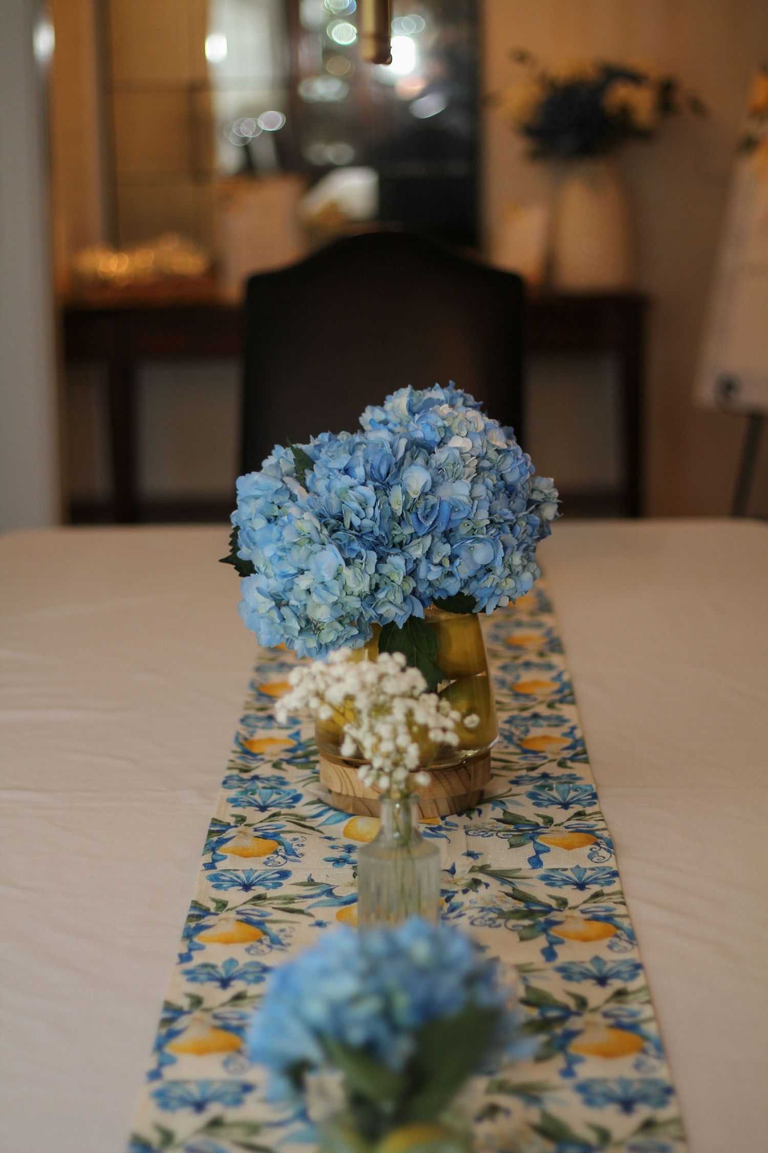 Three elegant welcome signs for a bridal shower featuring delicate lemon and floral watercolor designs.