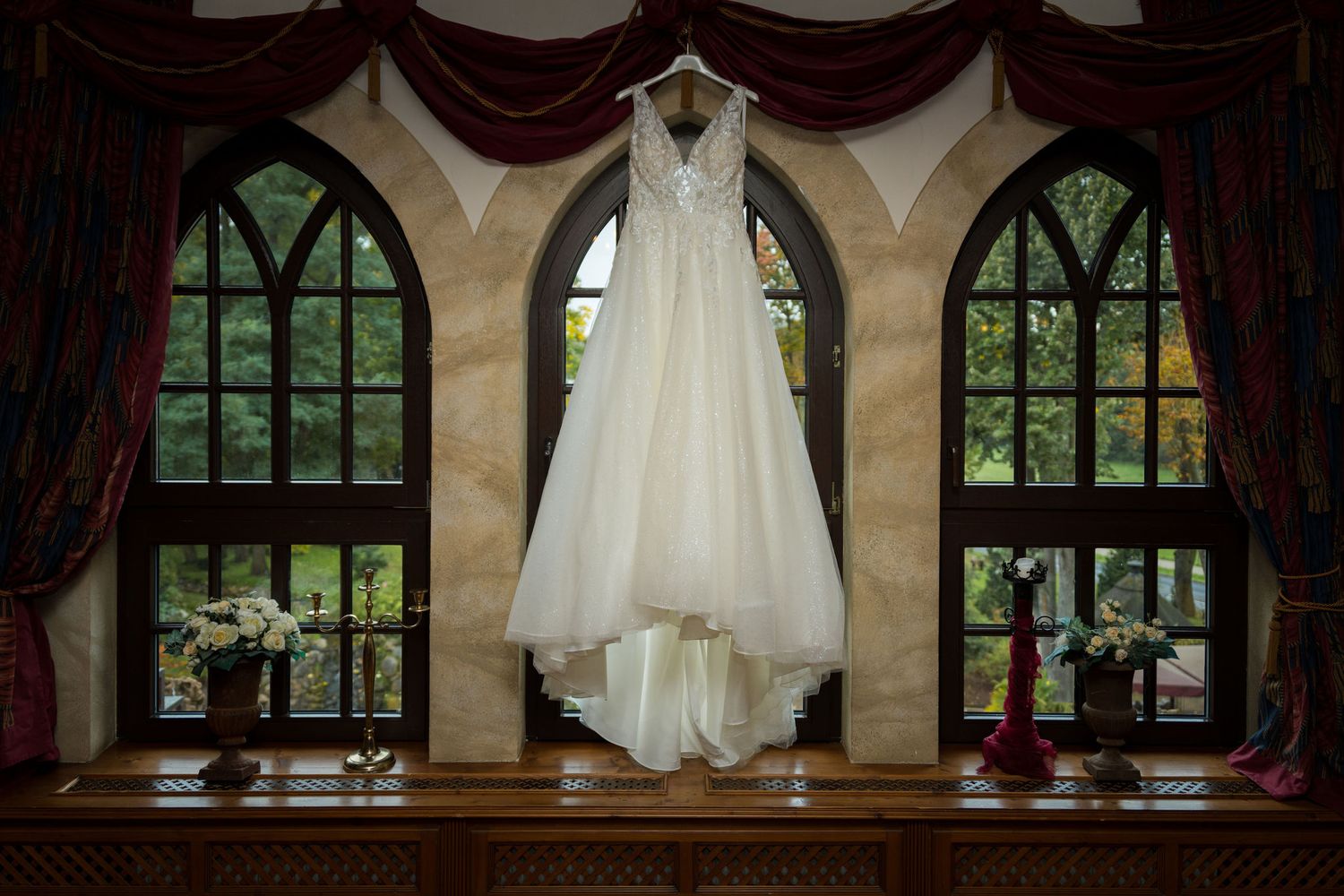 Hochzeitsfotograf Berlin –  Lakeside Burghotel Strausberg Brautkleid foto