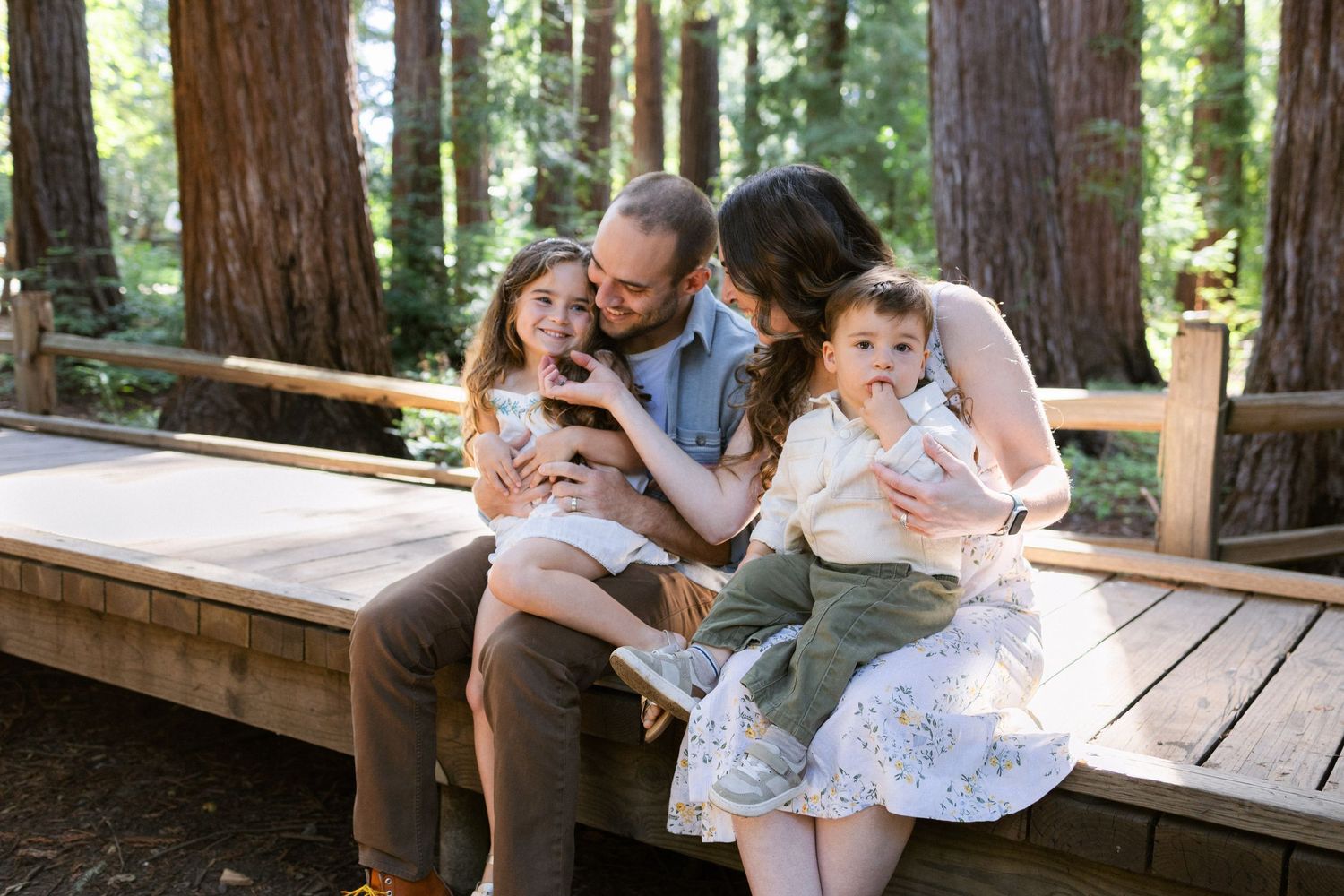 Redwood family photography session Los Altos