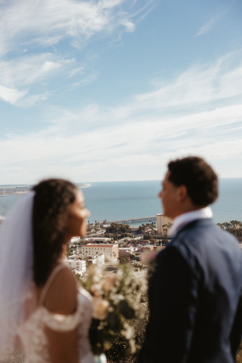 Sarah Ramon Sarah and Ramon's Winter Dream Wedding at the Serra Cross in Ventura ...