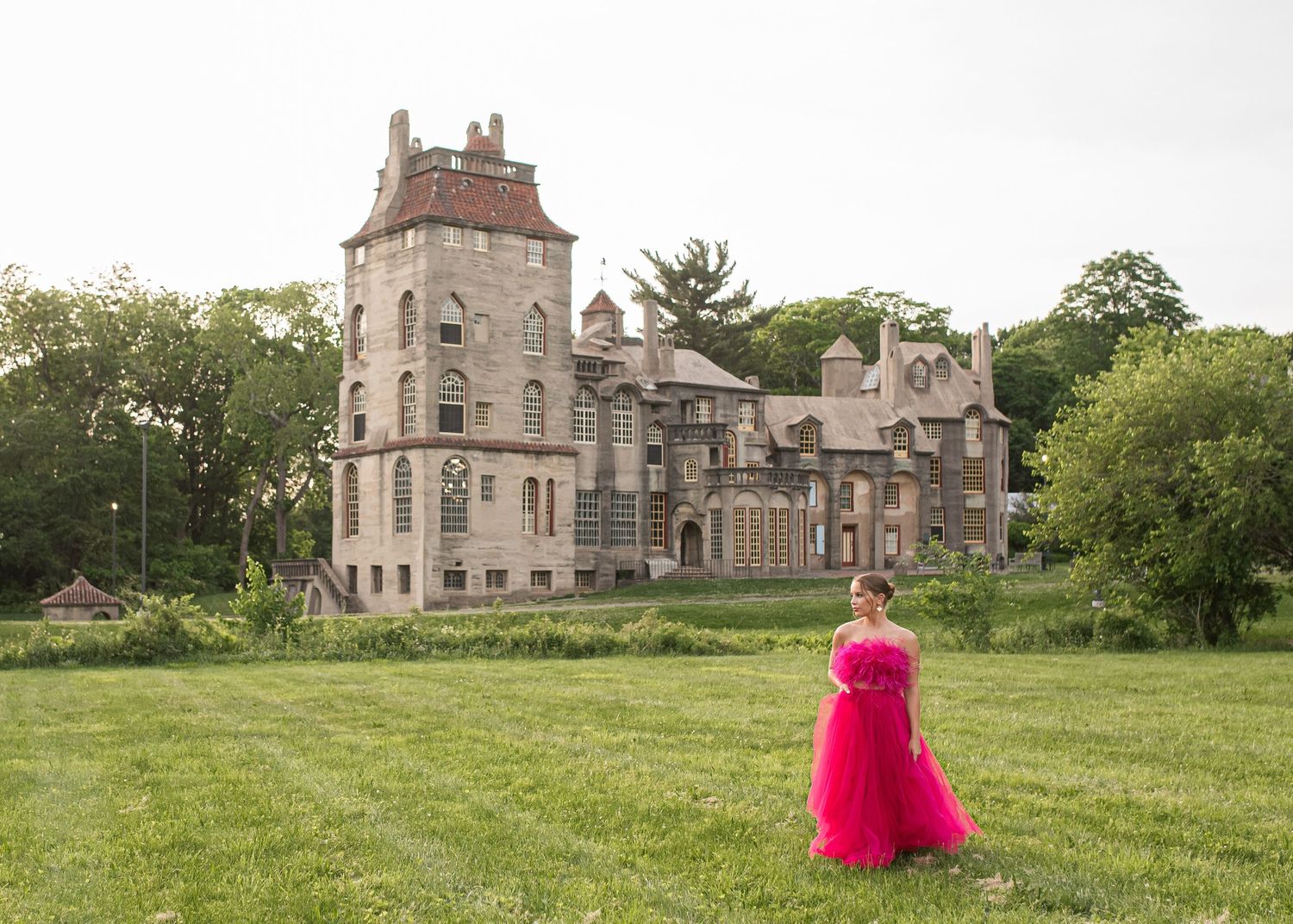 Hot Pink Prom Dress Fonthill Castle