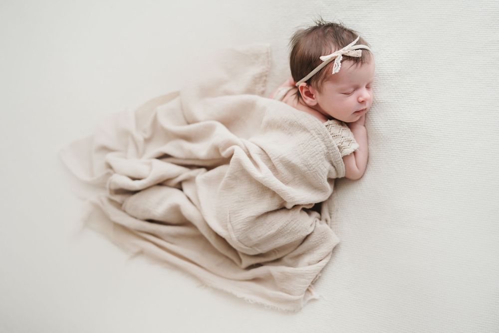 Burgundy and Pink with Siblings Utah County Newborn Family