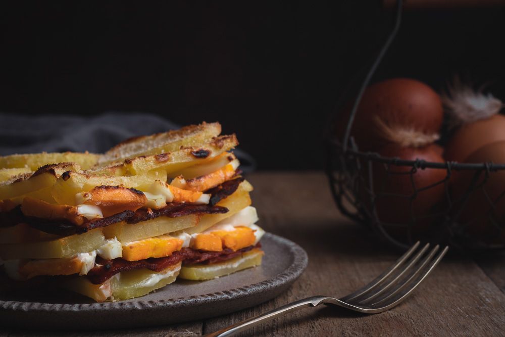 Rakott Krumpli - Hungarian Potato Casserole - Photo by © Reka Csulak