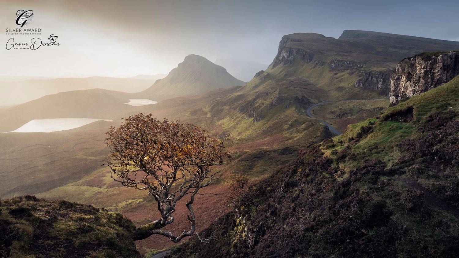 Isle of Skye Scottish Highlands landscape at Sunrise