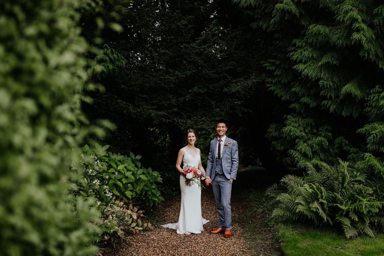 Pennard  house wedding  couple portraits