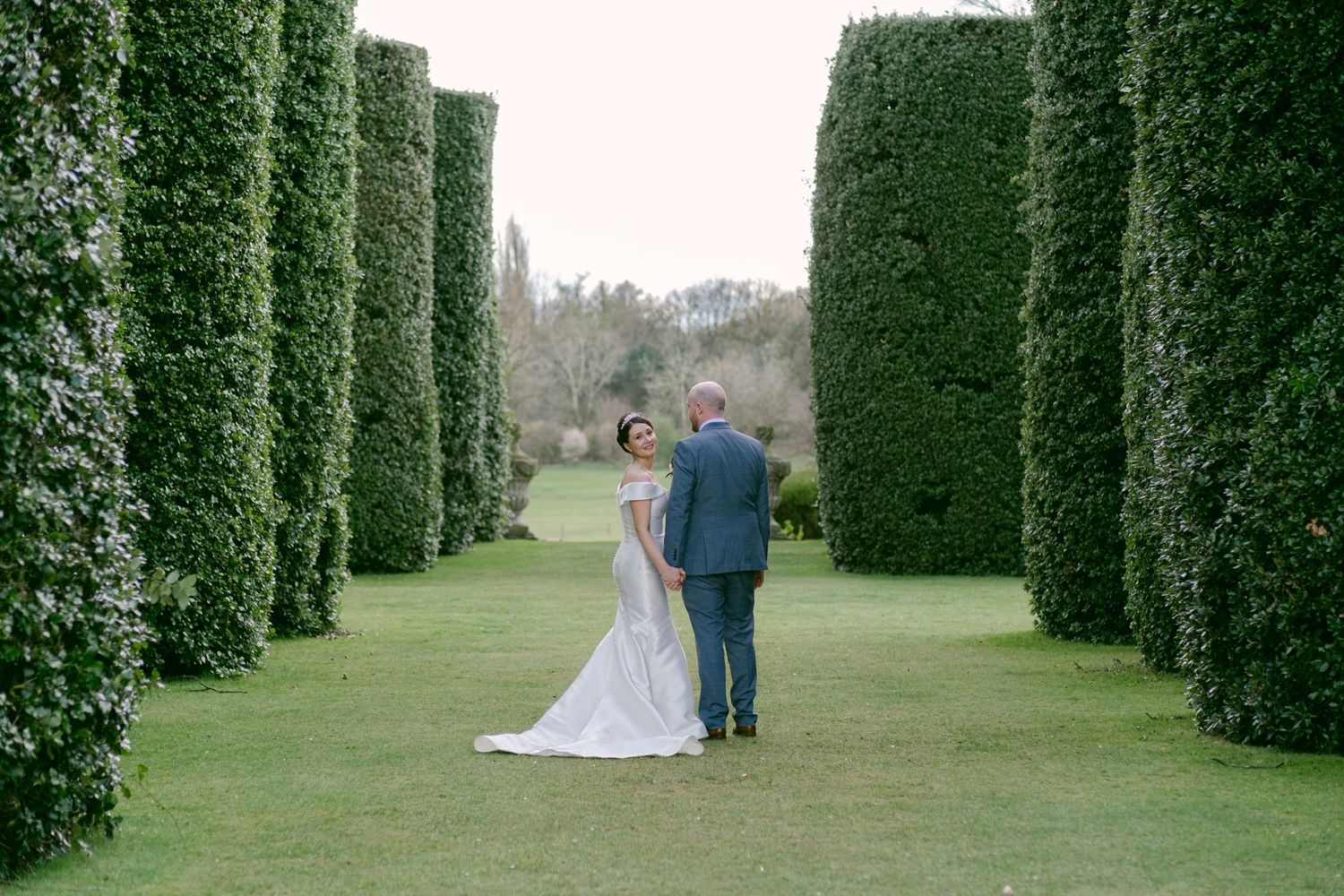 Arley Hall spring wedding photography
