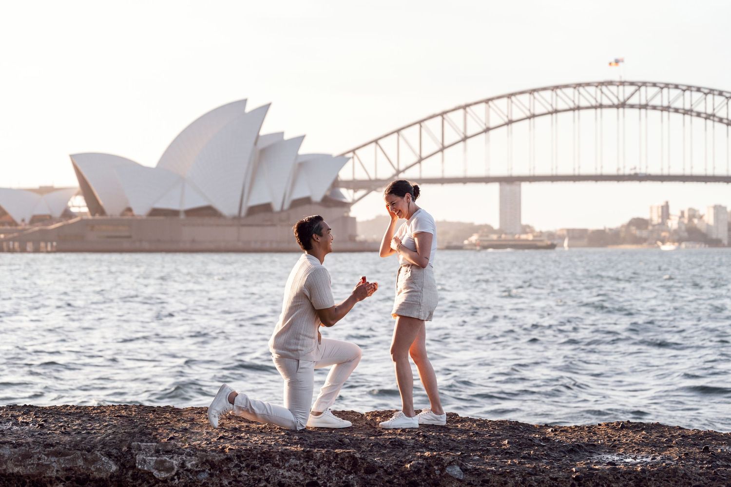 Surprise Engagement photoshoot in Sydney