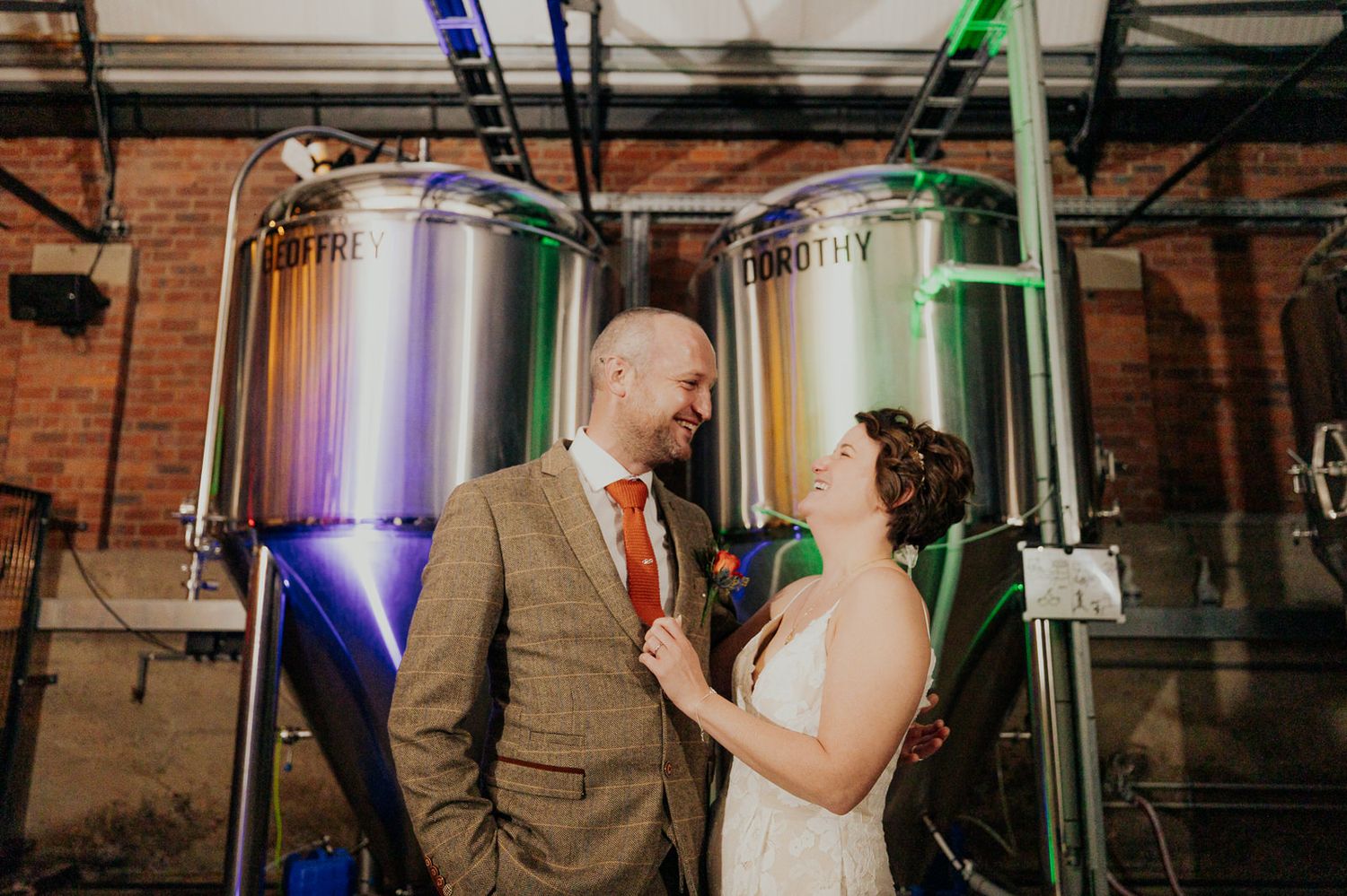 Tyne Bank Brewery wedding photographer