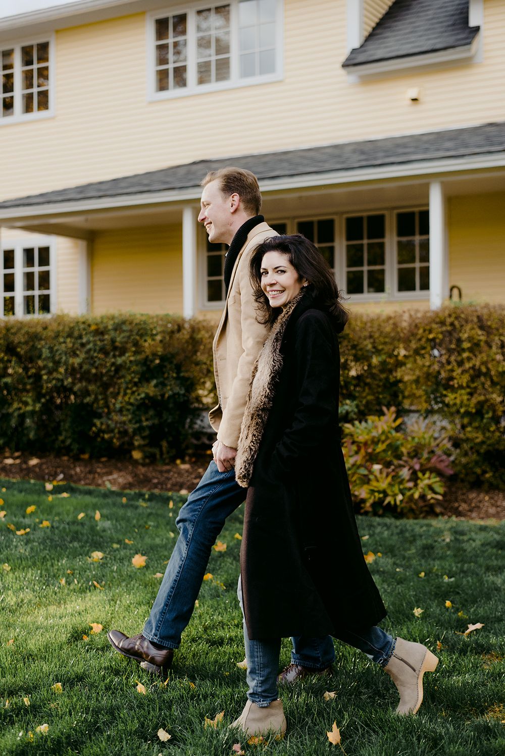 Fall Color Engagement Fall Foliage Engagement Photos in Stowe, Vermont - Sarah & Francis ...