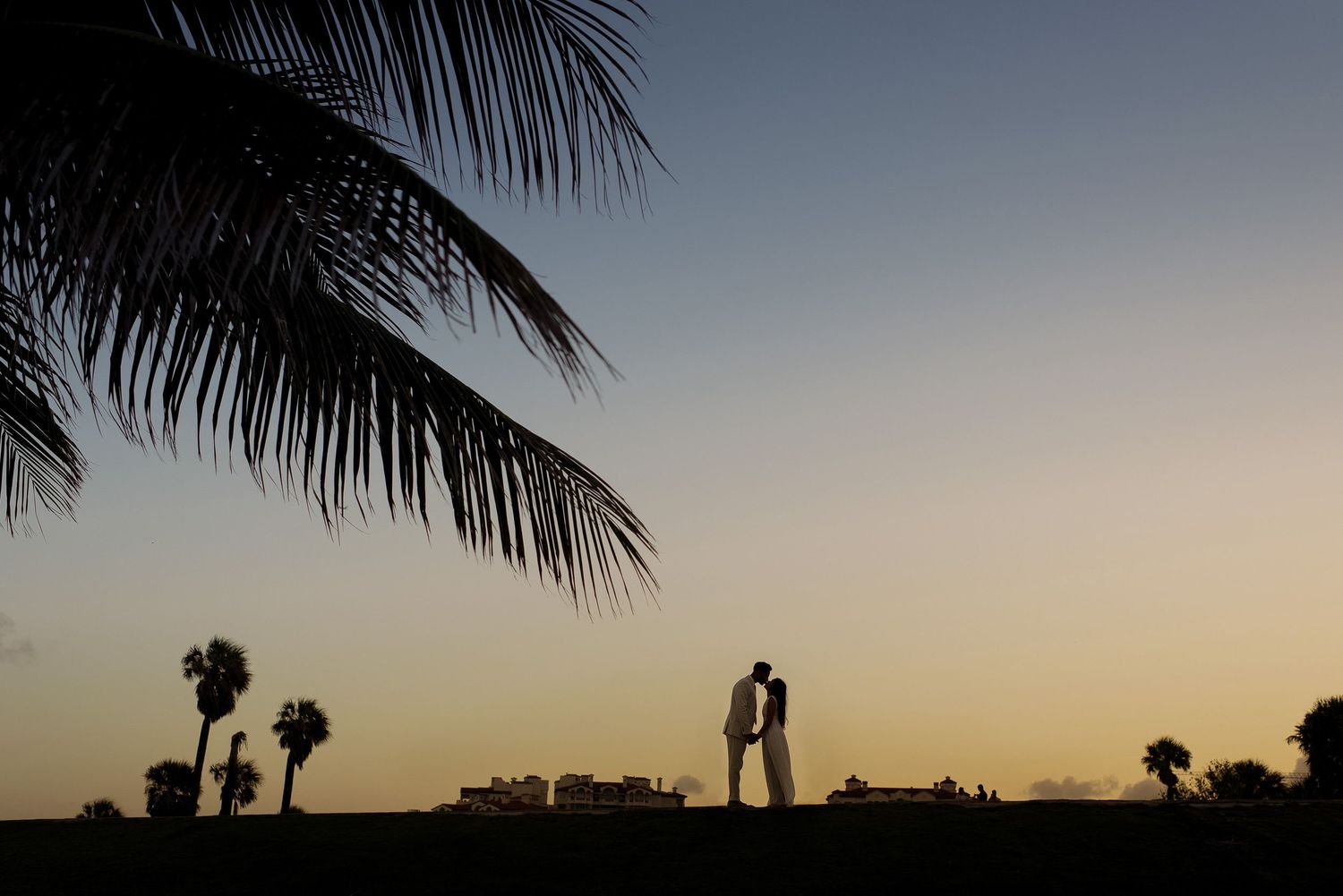 Miami Sunset Engagement Session at South Pointe Park