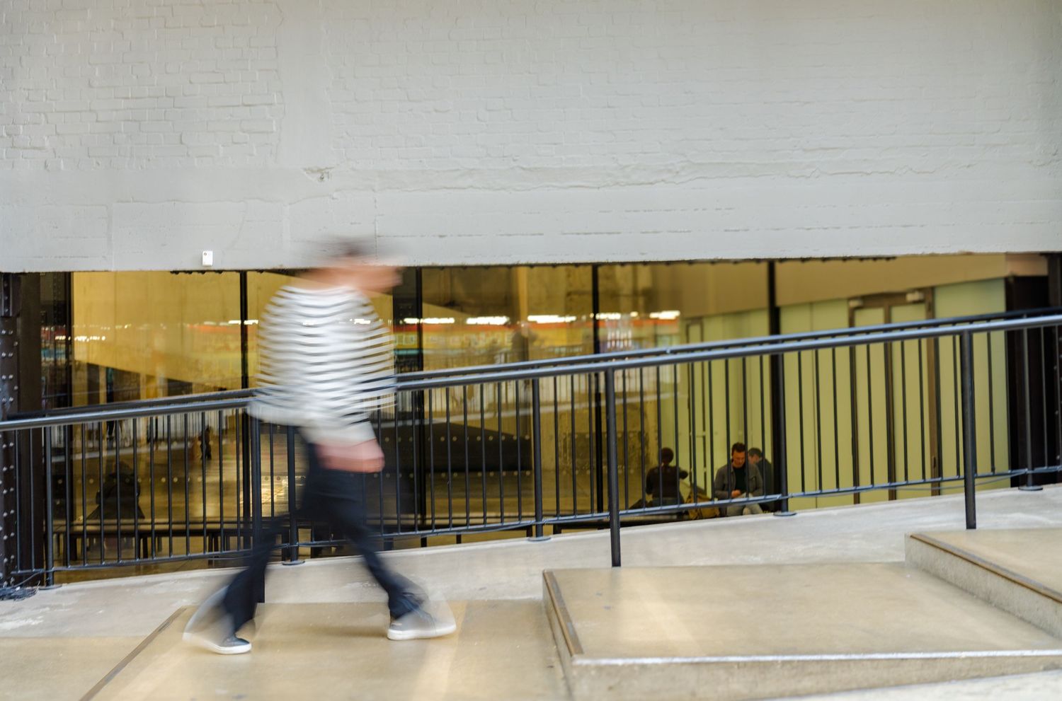 Natural branding portrait with movement and attitude in a street setting in Kent