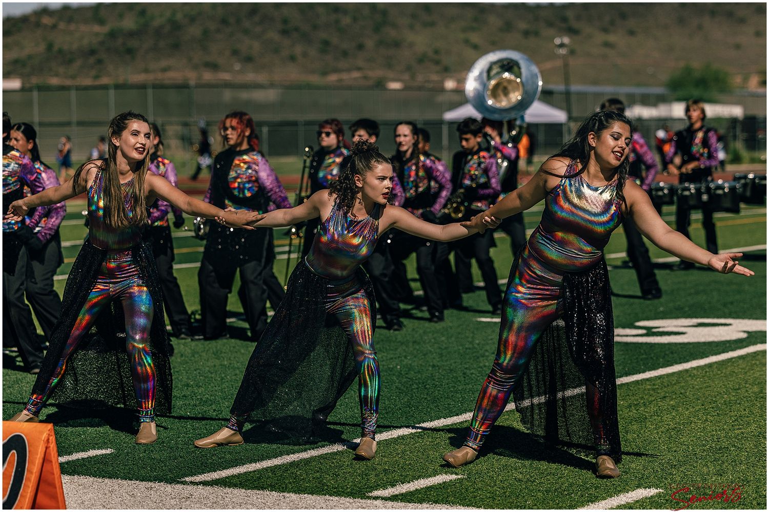 DVUSD AZMBA WGAZ ABODA AZ Banners Marching Band group photos Pictures Phoenix Anjeanette Photography senior pictures